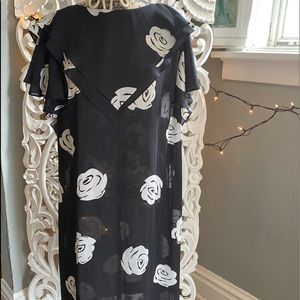 Vintage Lorac Original dress sheer dress sz L/XL